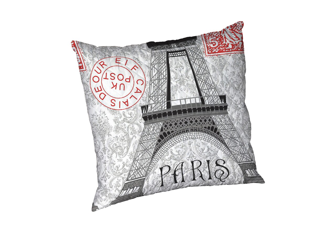 Perna Paris, microfibra matlasata Alcam, 70X70 cm - imagine 4